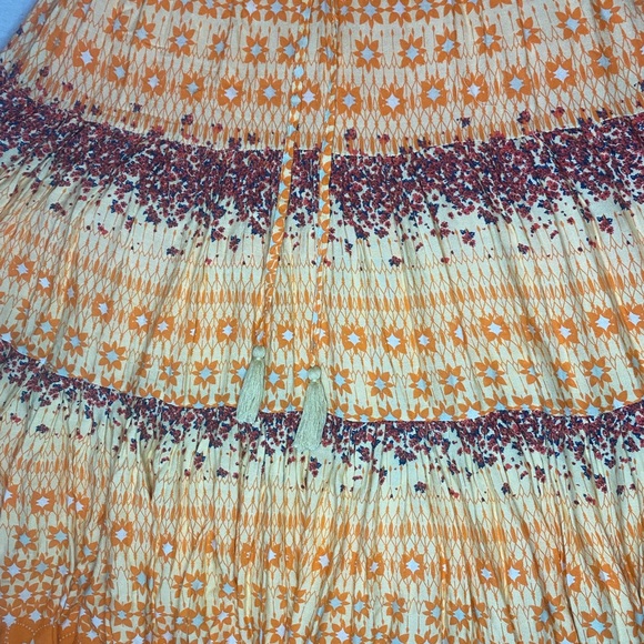 Free People Orange Boho Maxi Dress - Picture 5 of 9